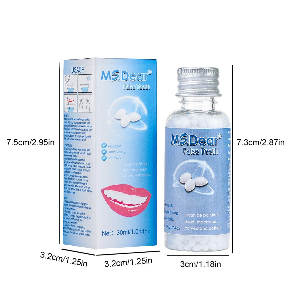 Reusable Moldable Teeth Repair Kit for Broken Gaps and Filling