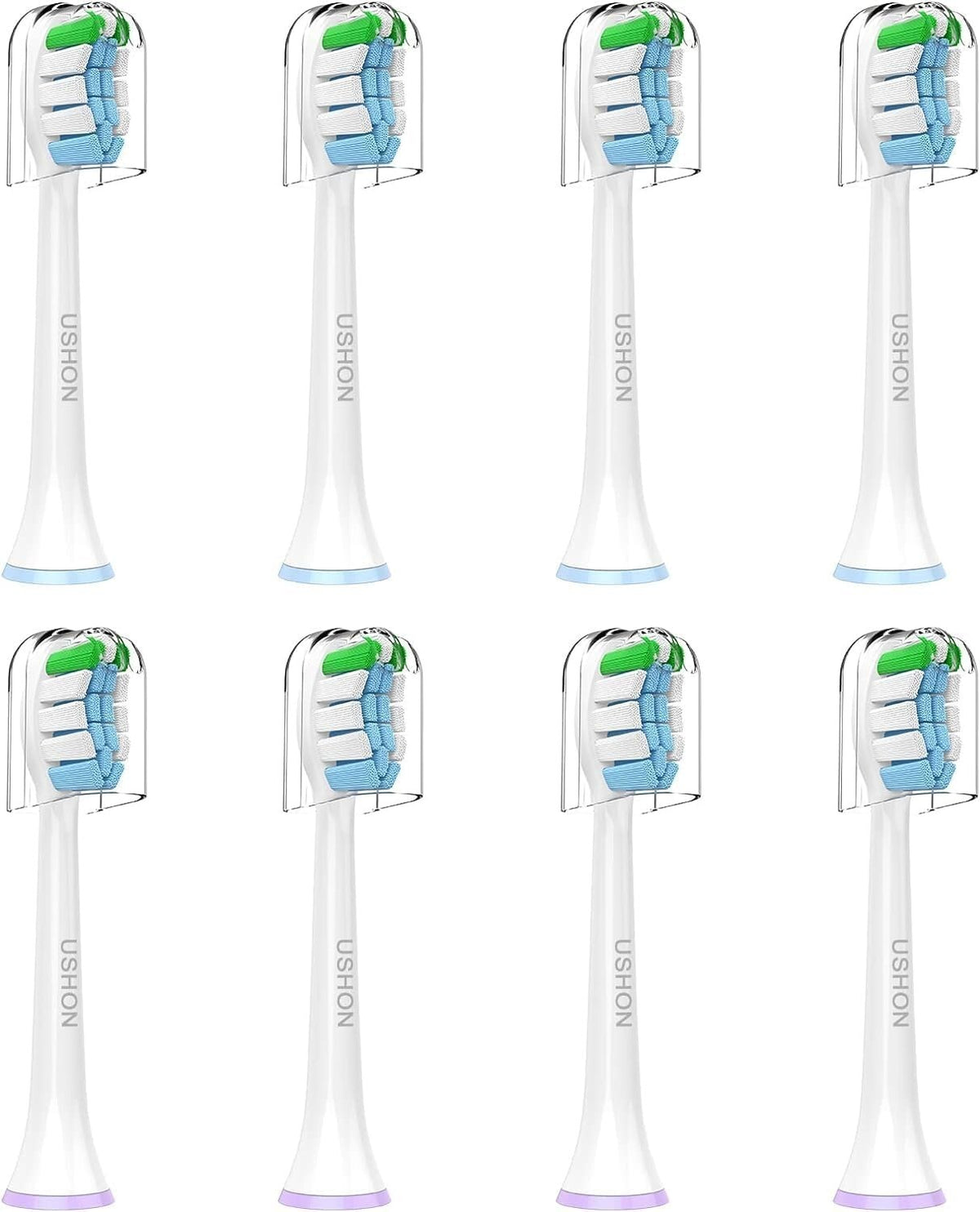 Replacement Toothbrush Heads Compatible with Phillips Sonicare 8 Pack - Soft Bristles