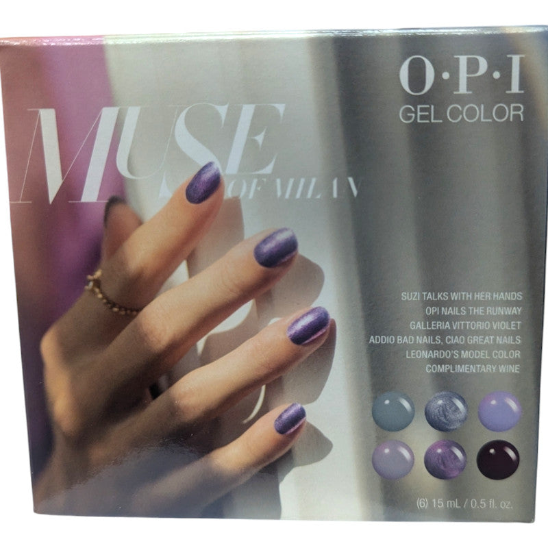 Gel Nail Polish Set - Muse of Milan 2020 Collection, 6 Colors + Extras