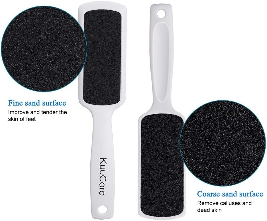 Foot File Set - Double-Sided Callus Remover for Feet, Pedicure Tool Kit