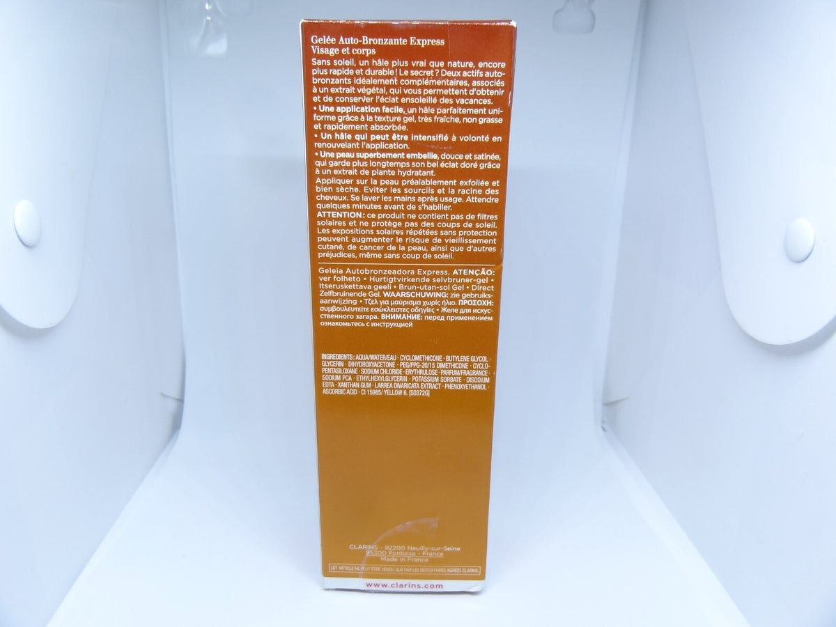 Clarins Self Tanning Instant Gel - Non-Oily, Fast Drying, Long-Lasting Tan 125mL