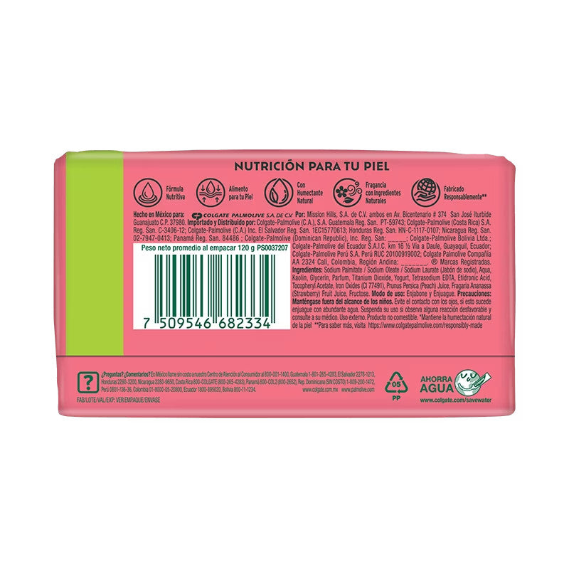 Palmolive Natural Yogurt and Fruit Bar Soap Pack of 6 - Gentle Skin Care