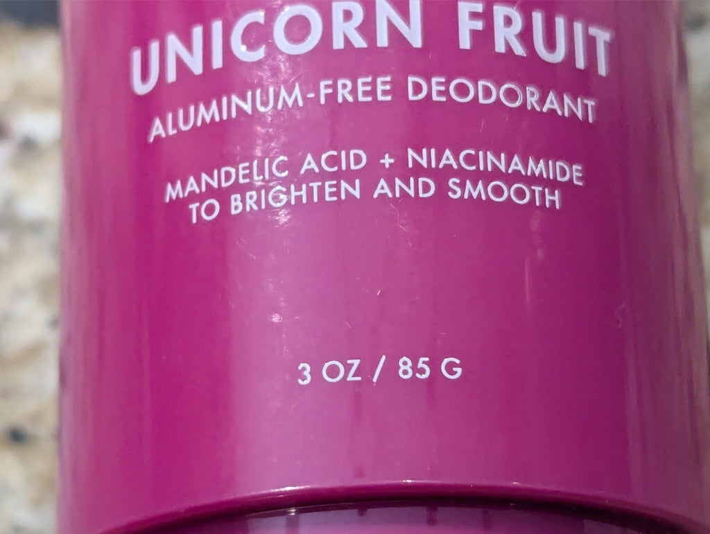 Aluminum-Free Deodorant Unicorn Fruit - 3 oz Natural Freshness