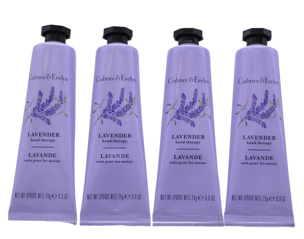 Lavender Hand Cream Set - Moisturizing Hand Therapy Lot of 4 0.9 oz Sealed