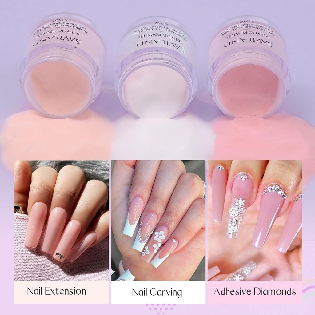 Acrylic Nail Starter Kit - Non-Toxic, Easy Application & Long Lasting