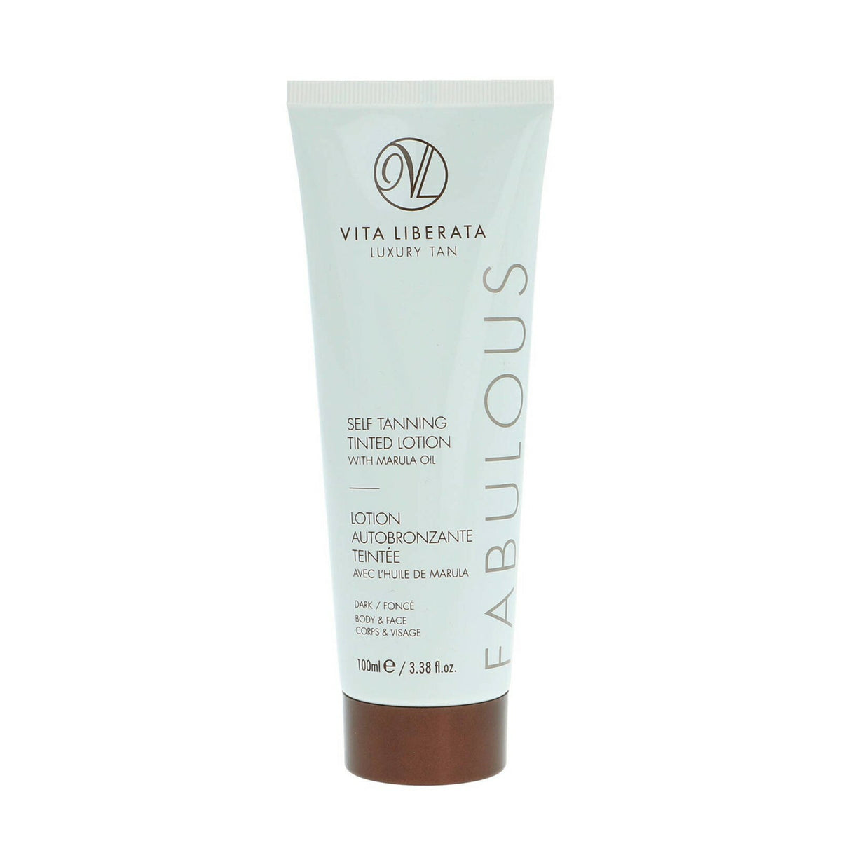 Dark Self Tanning Lotion with Tinted Formula - 3.38 Oz