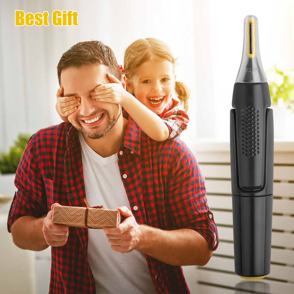 Electric Nose Ear Hair Trimmer for Men & Women - Painless Facial Grooming