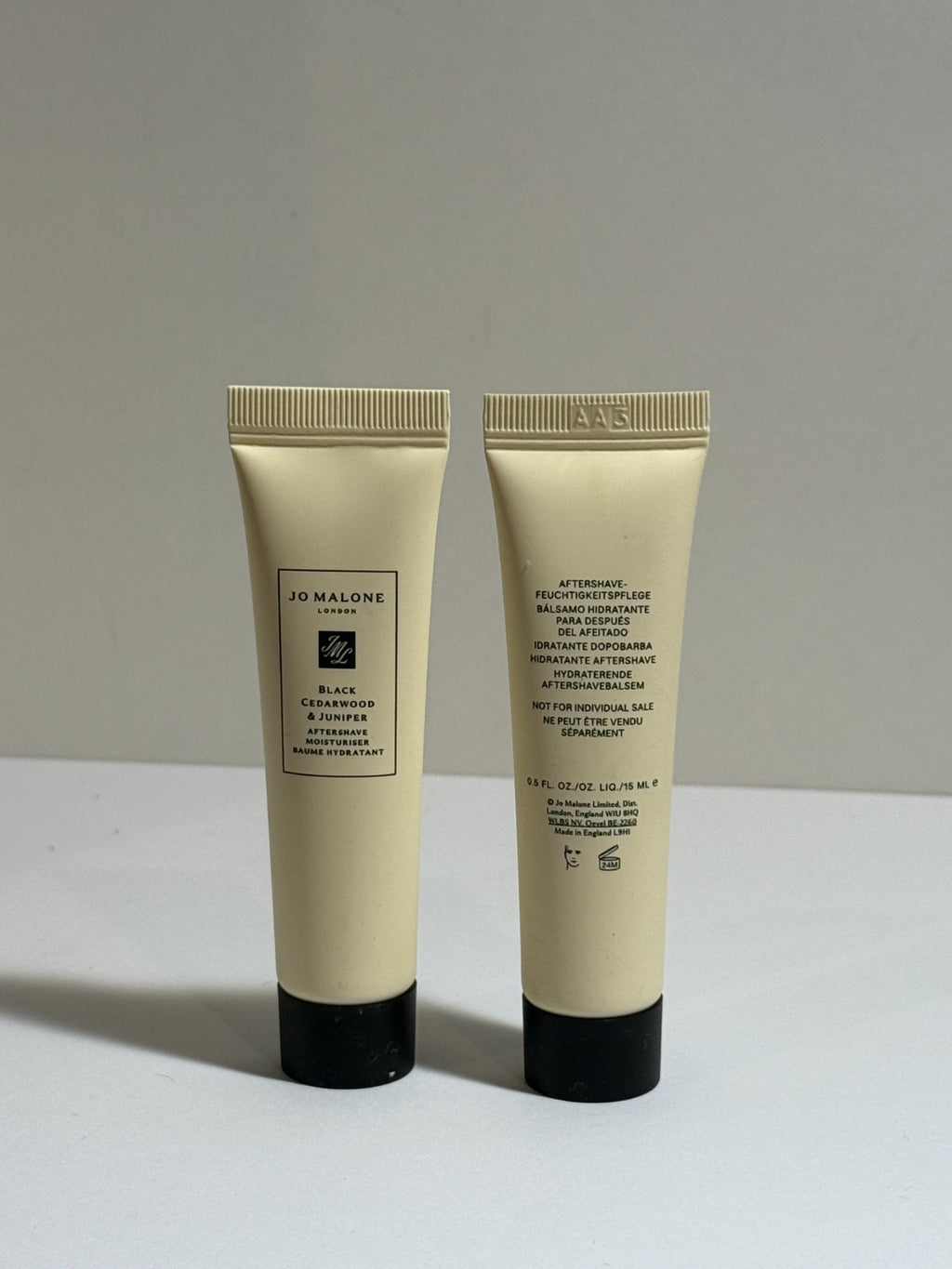 Jo Malone Black Cedarwood & Juniper Aftershave Moisturizer Set - 15ml Each