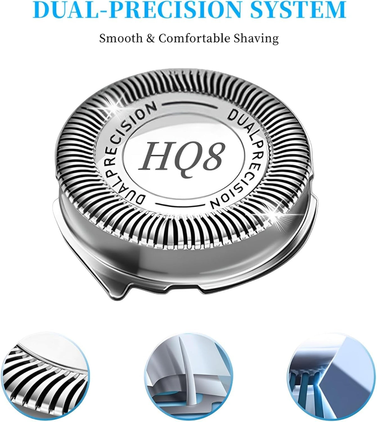 HQ8 Replacement Heads for Philips Norelco Shavers PT720 PT730 AT810 AT815