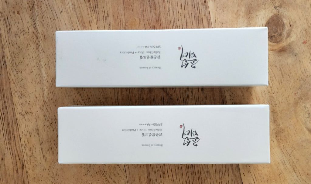 Beauty of Joseon Relief Sun SPF 50+ PA++++ Rice & Probiotics Sunscreen 2 Pack 50ml