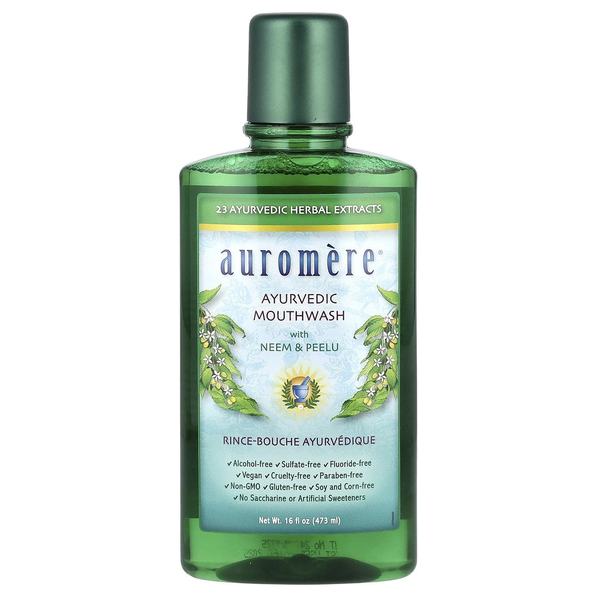 Natural Ayurvedic Mouthwash with Neem & Peelu – 16 fl oz Pack of 3