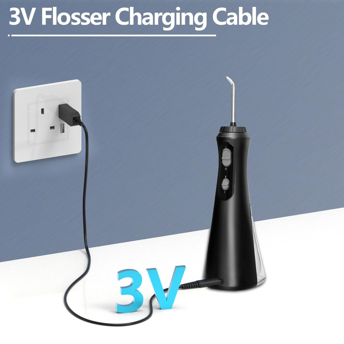 Replacement Charger Cord for Waterpik Water Flosser WP-360 WP-360C WP-360W