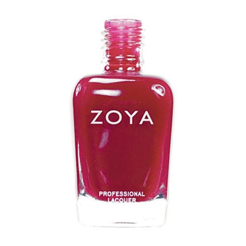 Deep Red Nail Polish - Classic Cream Finish, Toxic-Free, 0.5 fl oz
