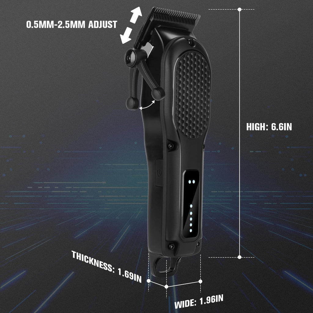 Men's Cordless Hair Clipper & Beard Trimmer Professional Grooming Kit