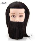 Male Mannequin with Beard - 100% Human Hair for Display
