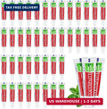 Travel Size Disposable Toothpaste Tubes Bulk Pack - 100 Mini Mint 1 Fl Oz