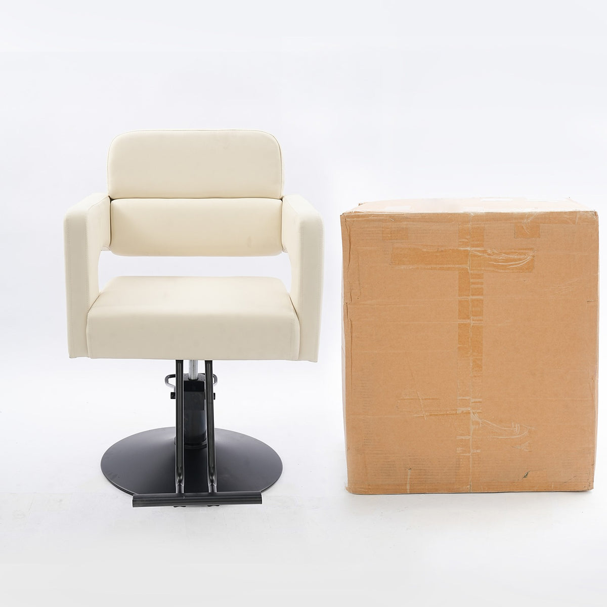 Adjustable 360° Rotatable Salon Chair with Ergonomic Design for Hairdressing