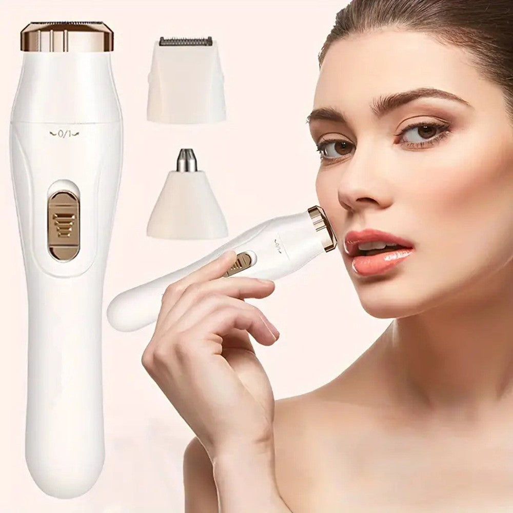 3-in-1 Electric Body Hair Removal Epilator Shaver for Painless Full-Body Grooming