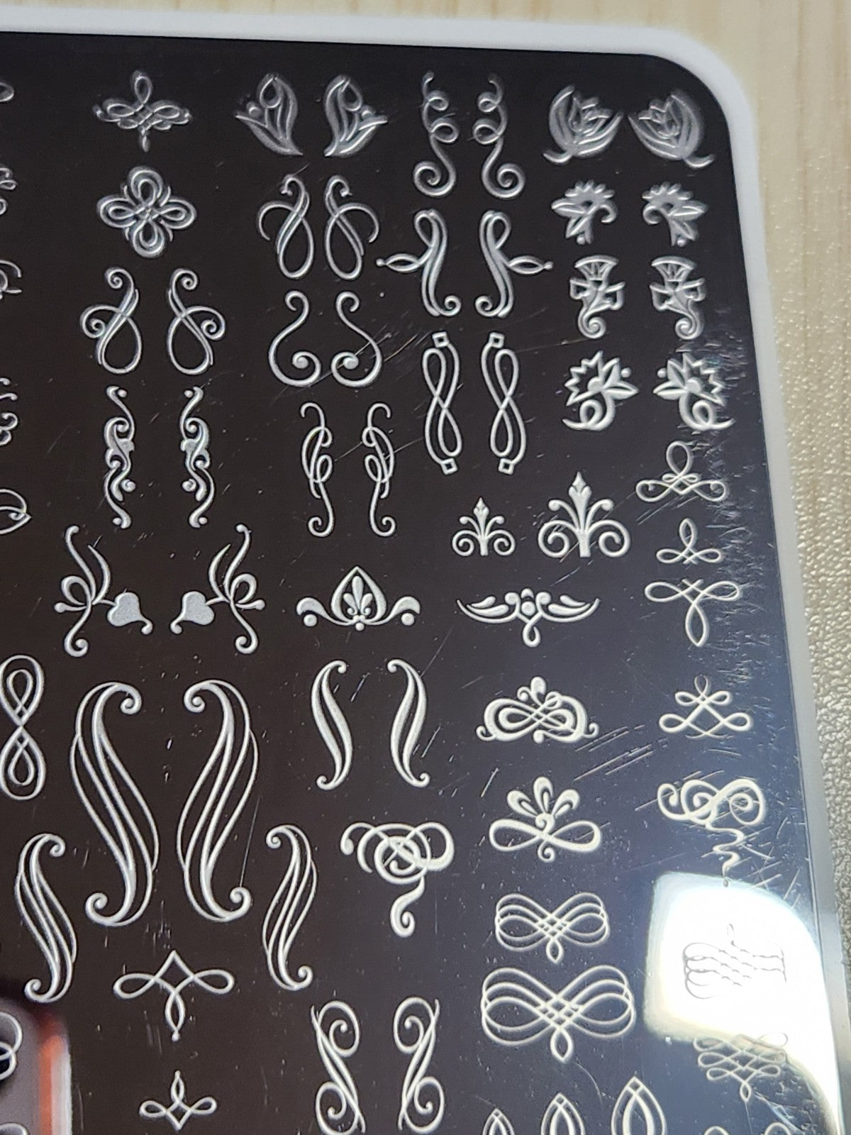 Nail Stamping Plate for Nail Art - UC Flourishes & Ornaments