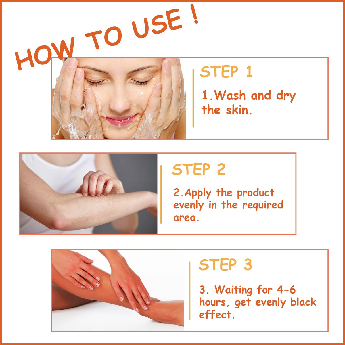 Sunless Tanning Gel with Carrot Oil - Moisturizing Body Bronzer & Accelerator
