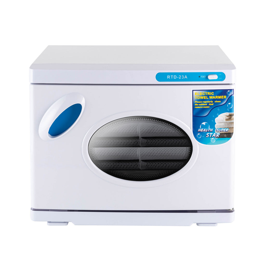 23L Hot Towel Warmer UV Sterilizer Cabinet for Spa Salon Facial Skin Care
