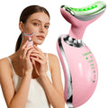 Face and Neck Massager with Heat and Light Therapy - Gua Sha Design