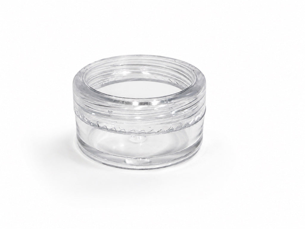 Bulk 500 Clear Plastic Wax & Balm Containers - Leak-Proof, Food Grade