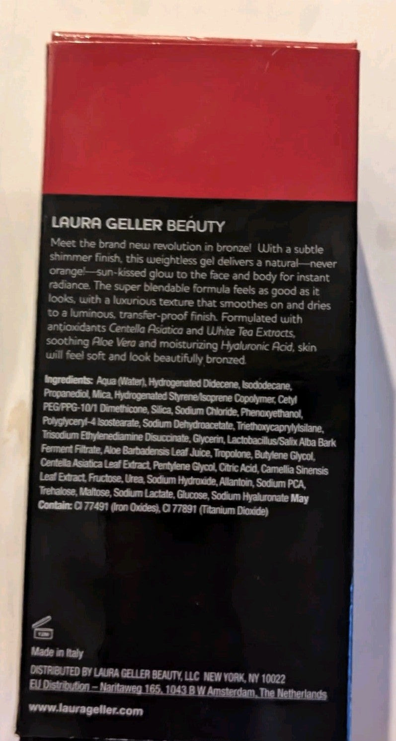 Liquid Bronzing Gel for Face & Body with Subtle Shine - 5 oz