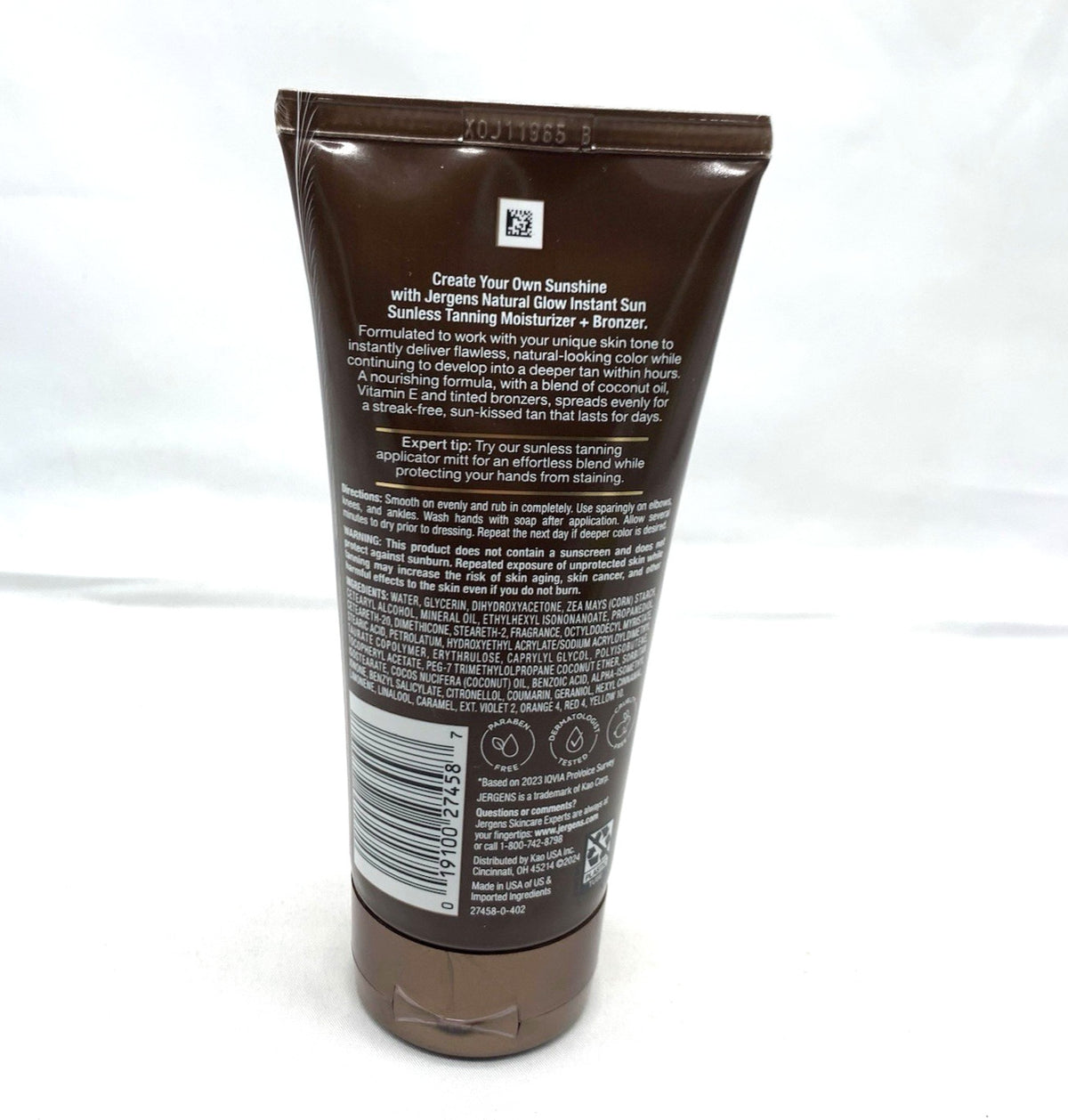 Self Tanner Moisturizer with Coconut Oil & Vitamin E - Light Bronze, 6 Fl Oz