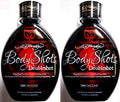 Ed Hardy DoubleShot Tanning Bed Lotion with Hot Tingle Bronzer - 2 Pack