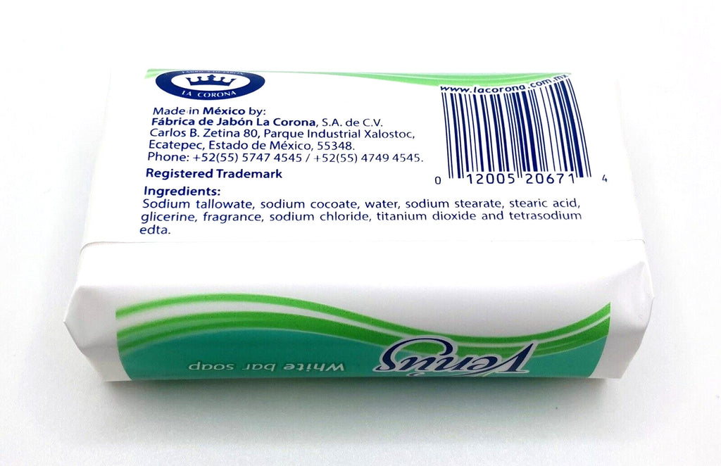 Venus White Bar Soap Pack of 10 - Moisturizing Bath & Body Cleansing