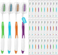 Disposable Toothbrush Set with Covers - 30 Pack, Portable & Hygienic