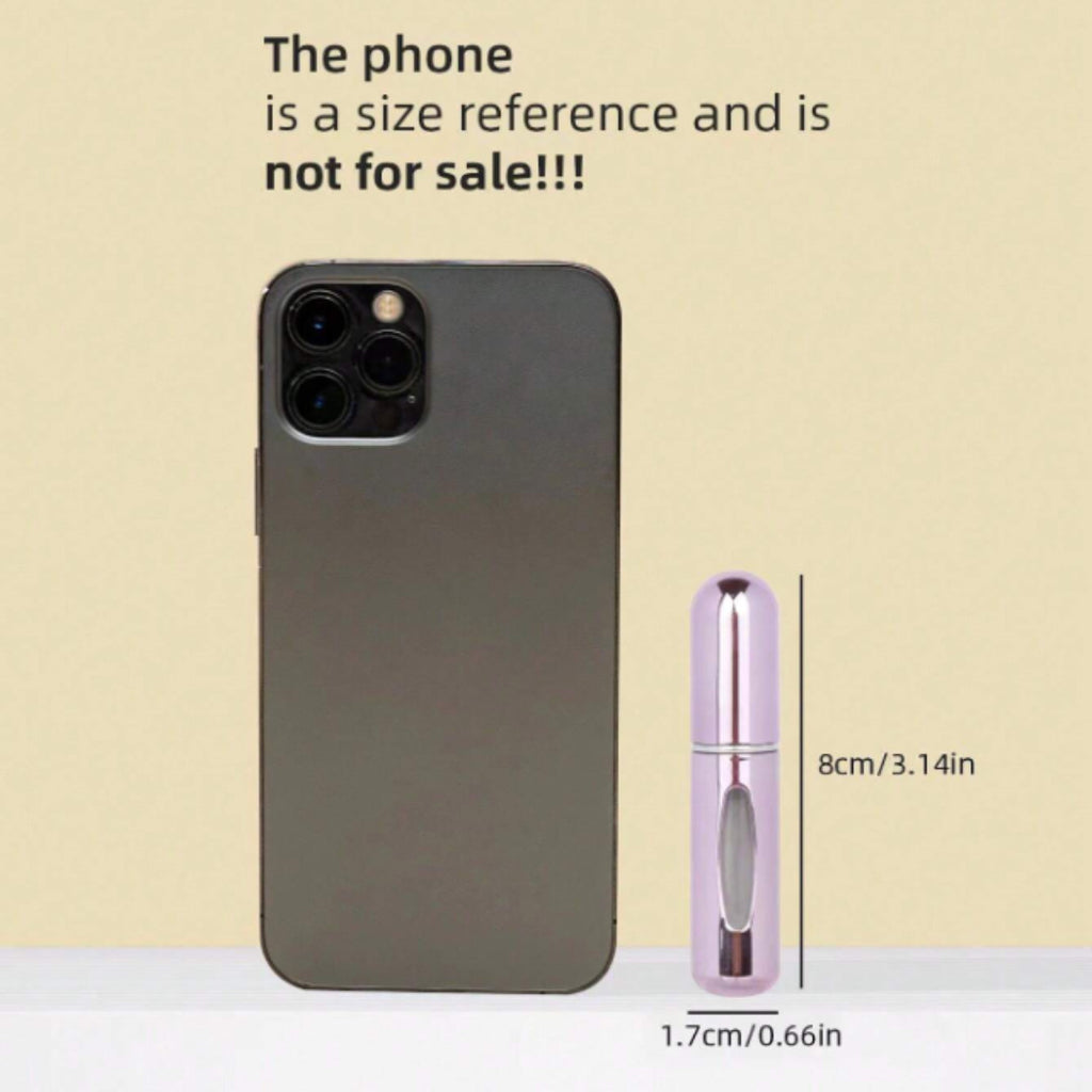 Travel Refillable Perfume Atomizer Bottle 5ml Leak-Proof Spray Pump