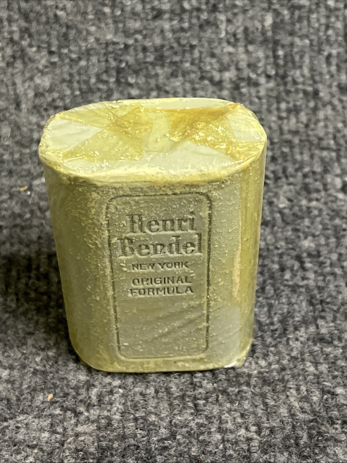 Vintage Henri Bendel Sans Gene Original Formula Bar Soap - Rare 1950s Gender-Neutral Scent