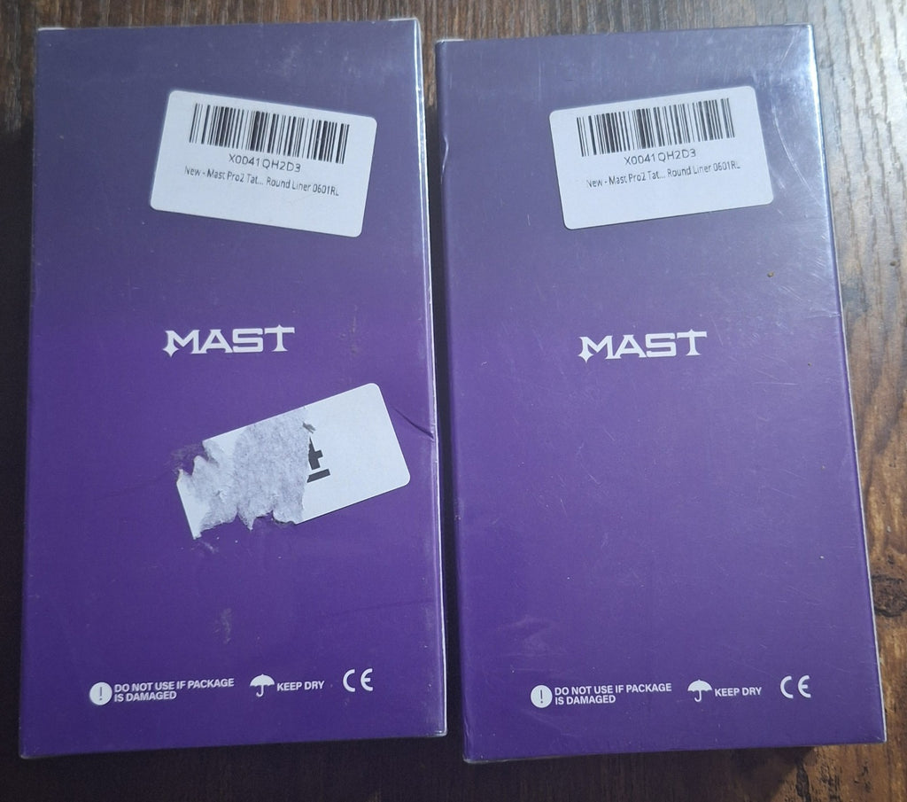 2-Pack Tattoo Cartridges 0.20mm Taper 5mm Mast Pro2 0601RL