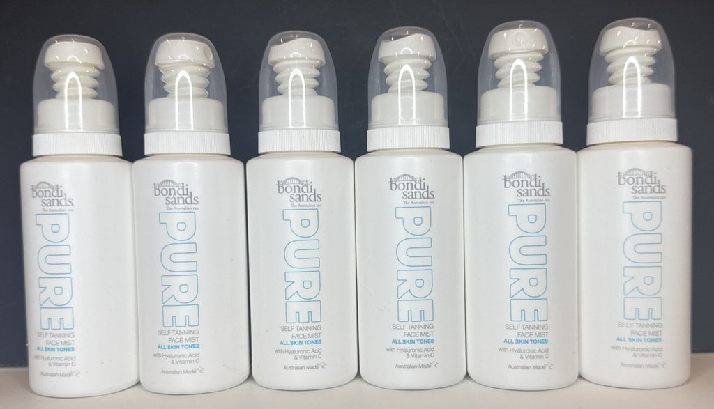 Bondi Sands Pure Self Tanning Face Mist - 6 Bottles, 2.36 oz Each