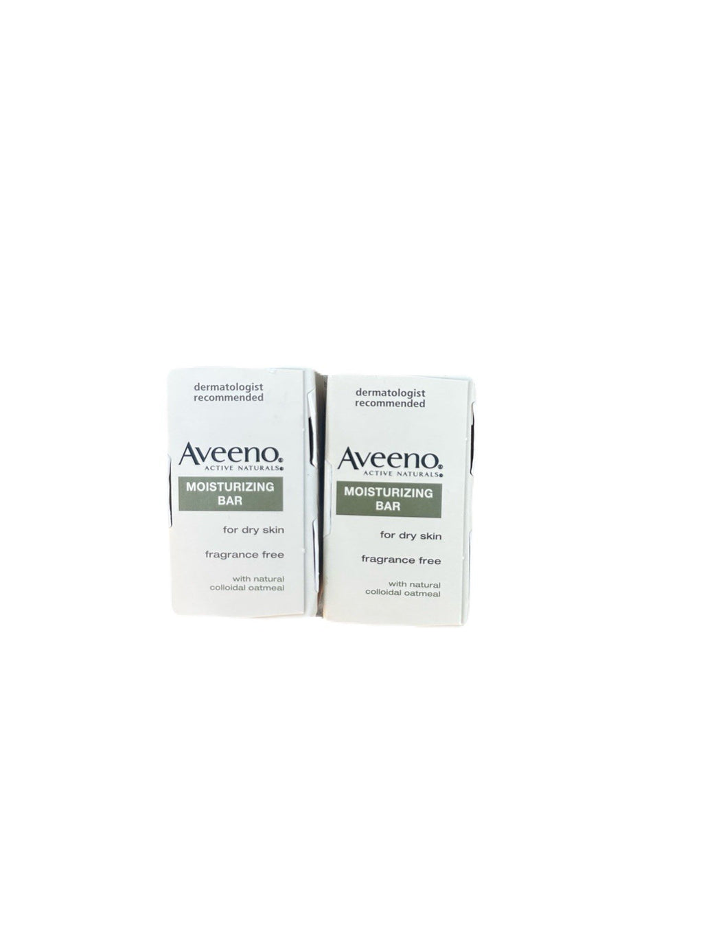 Aveeno Moisturizing Bar Soap Fragrance Free 3.5 Oz 2 Pack - Nourishing Oat for Dry Skin