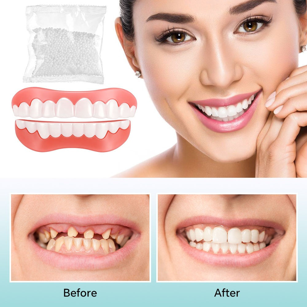 Silicone Denture Repair Kit for Upper & Lower Teeth - DIY Teeth Glue Set