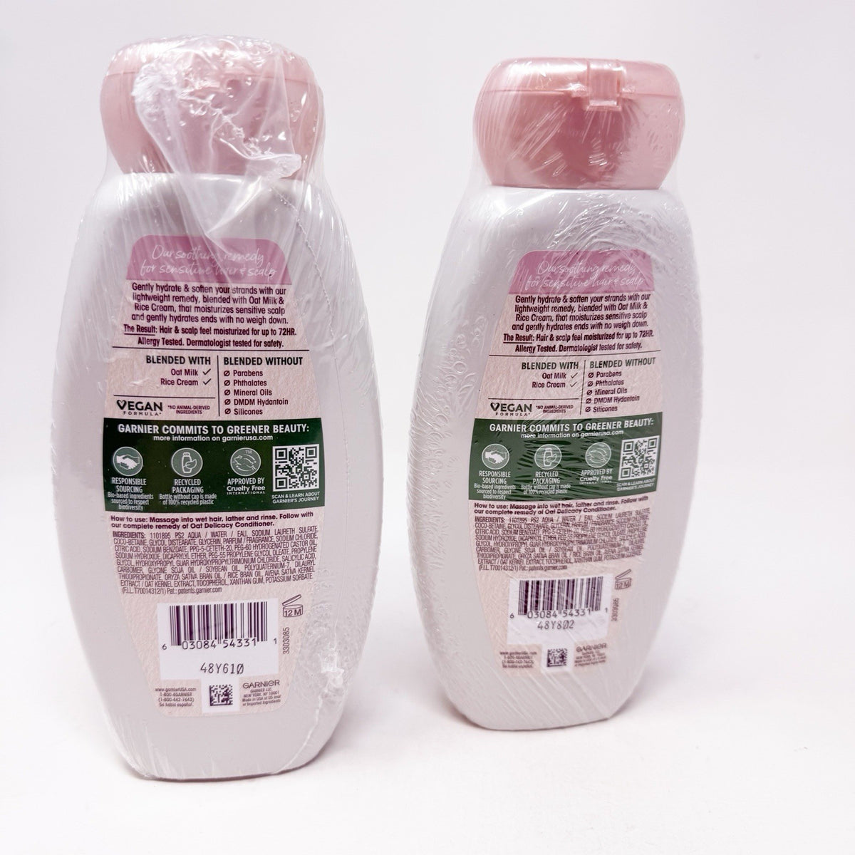 Gentle Oat Shampoo for Sensitive Hair and Scalp - Soothing Formula