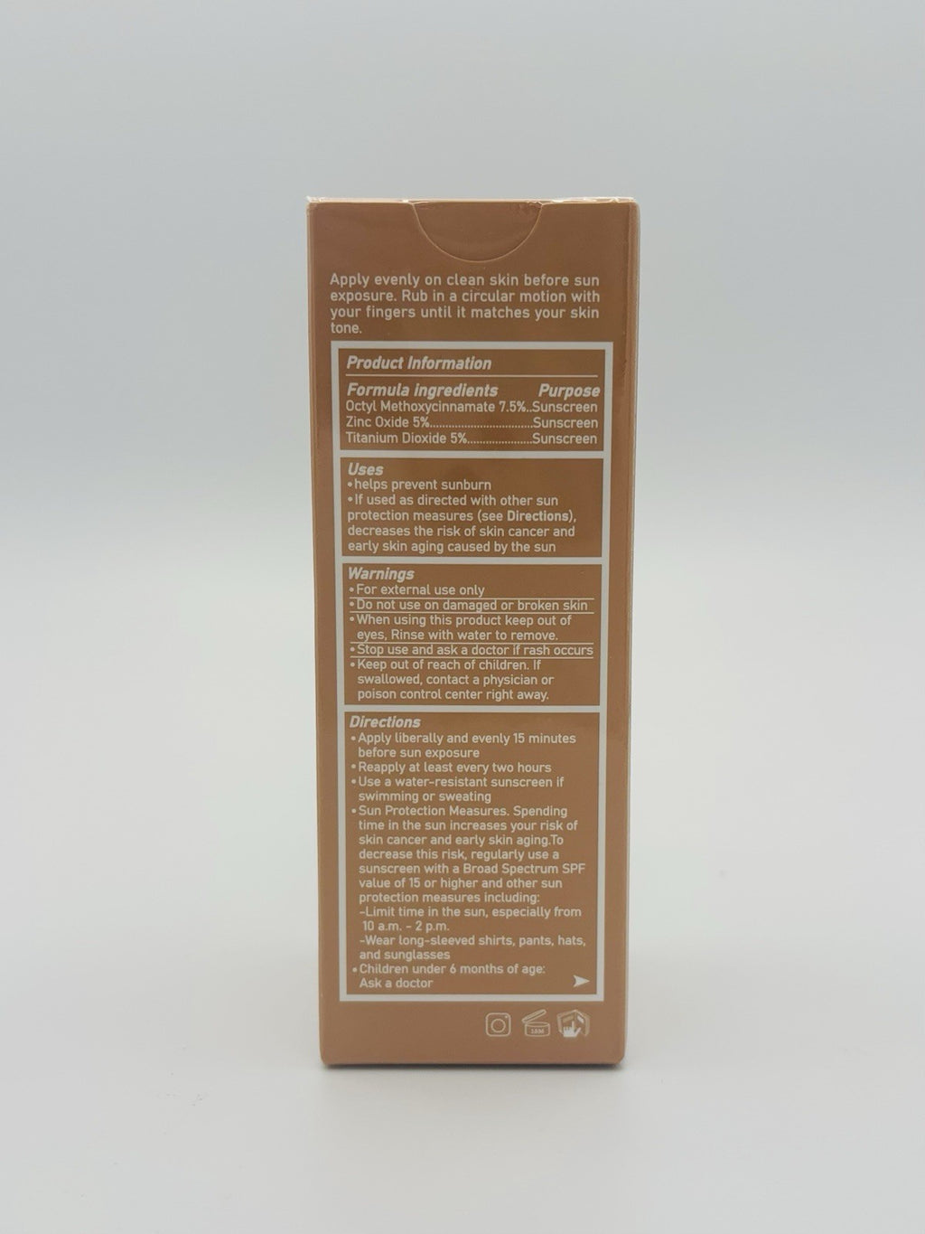 SPF 50 Tinted Sunscreen Serum - Color-Mimicking, Moisturizing, Broad Spectrum SPF 50