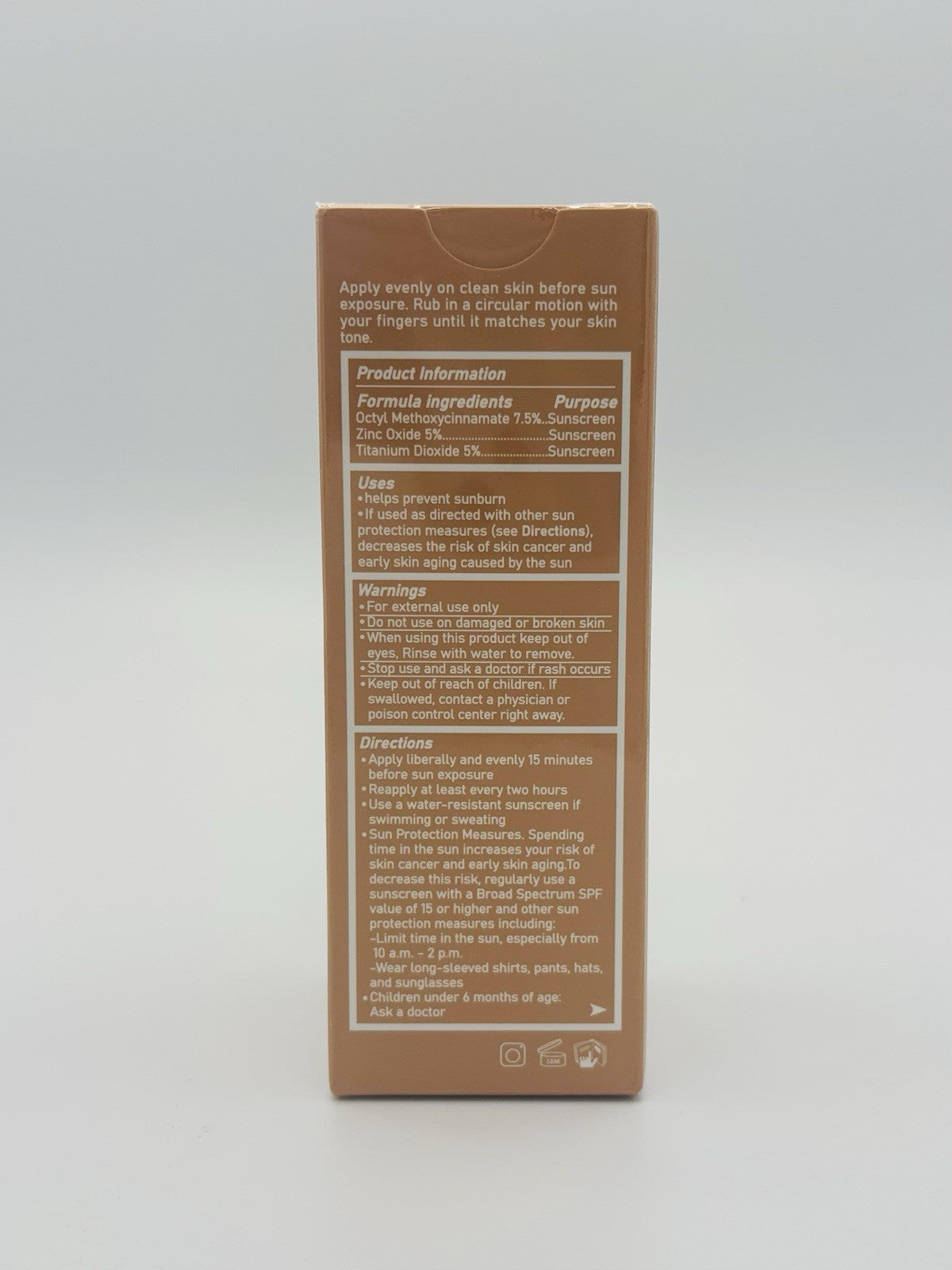 SPF 50 Tinted Sunscreen Serum - Color-Mimicking, Moisturizing, Broad Spectrum SPF 50