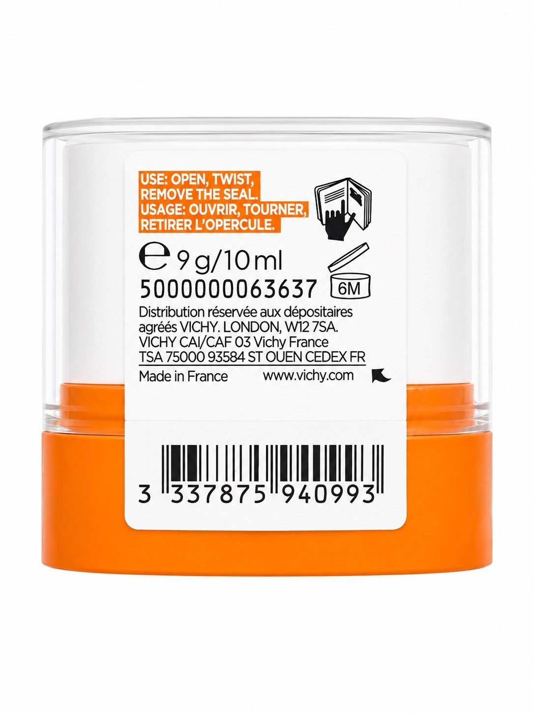 SPF50+ Sun Protection Stick - Waterproof, Fragrance-Free, 10ml