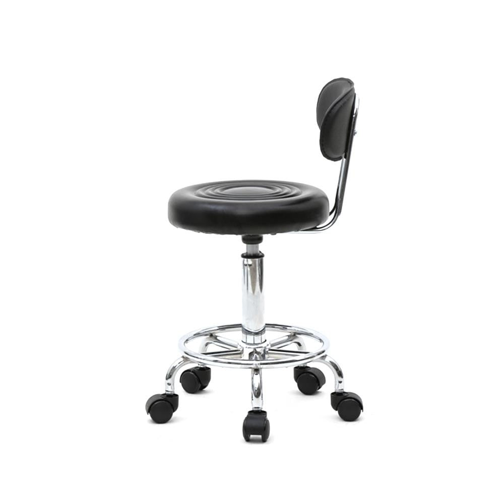 Height Adjustable Hydraulic Rolling Stool for Salon & Spa
