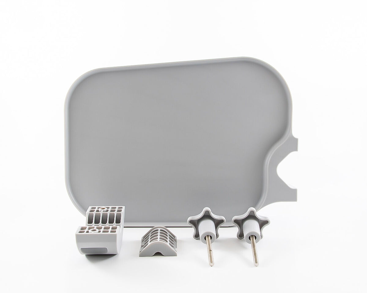 Utility Pole Mount Dental Medical Access Shelf Tray - Assorted Colors
