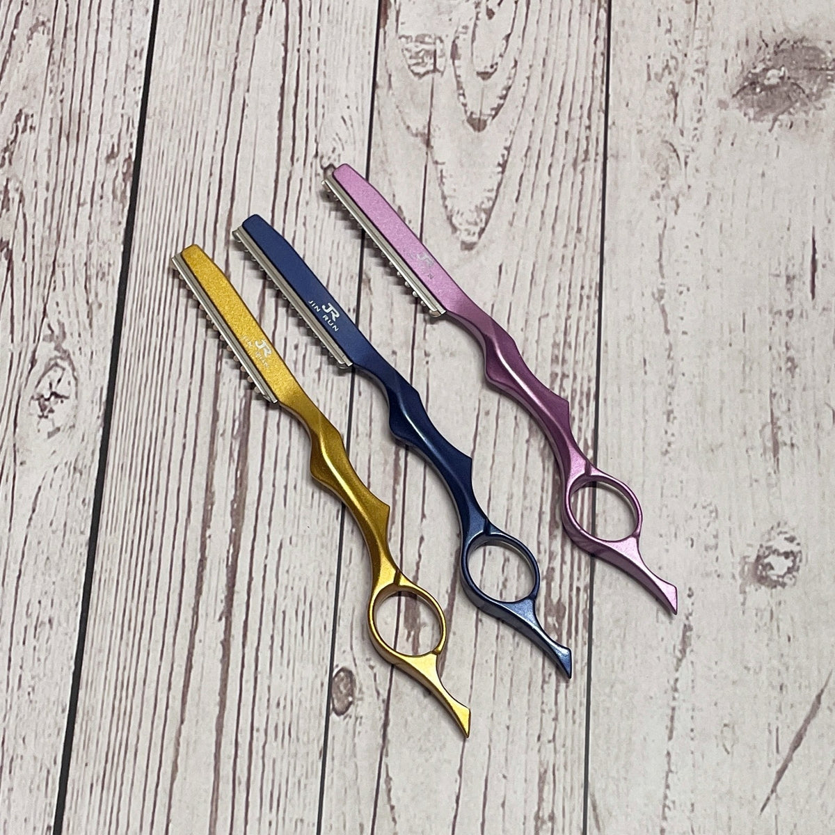 4 Pack Hair Thinning Razors for Texturizing & Styling - Random Colors