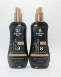 Australian Gold Instant Bronzer SPF 8 Spray Gel Sunscreen - Pack of 2, 8 Fl Oz