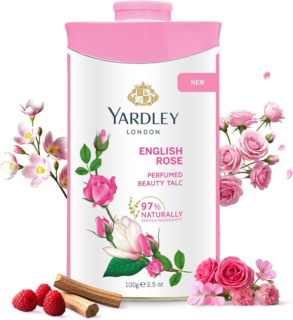 Gentle Lavender Rose Talc 100g - Refreshing Body Powder for Daily Use