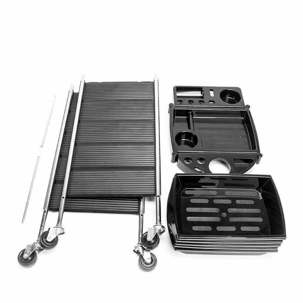 5-Tier Hairdresser Salon Storage Trolley Cart with Wheels