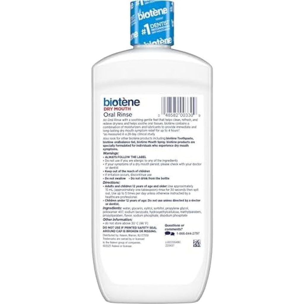 Moisturizing Mouthwash for Dry Mouth Relief - Fresh Mint, 16 oz