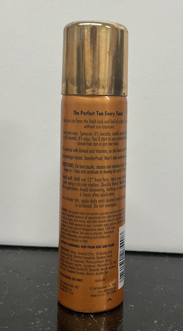 Sunless Face Tanning Spray - Airbrush Sun Spray 1.8 oz